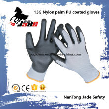 13G Gary Lind Palm Black PU Coated Labor Glove
